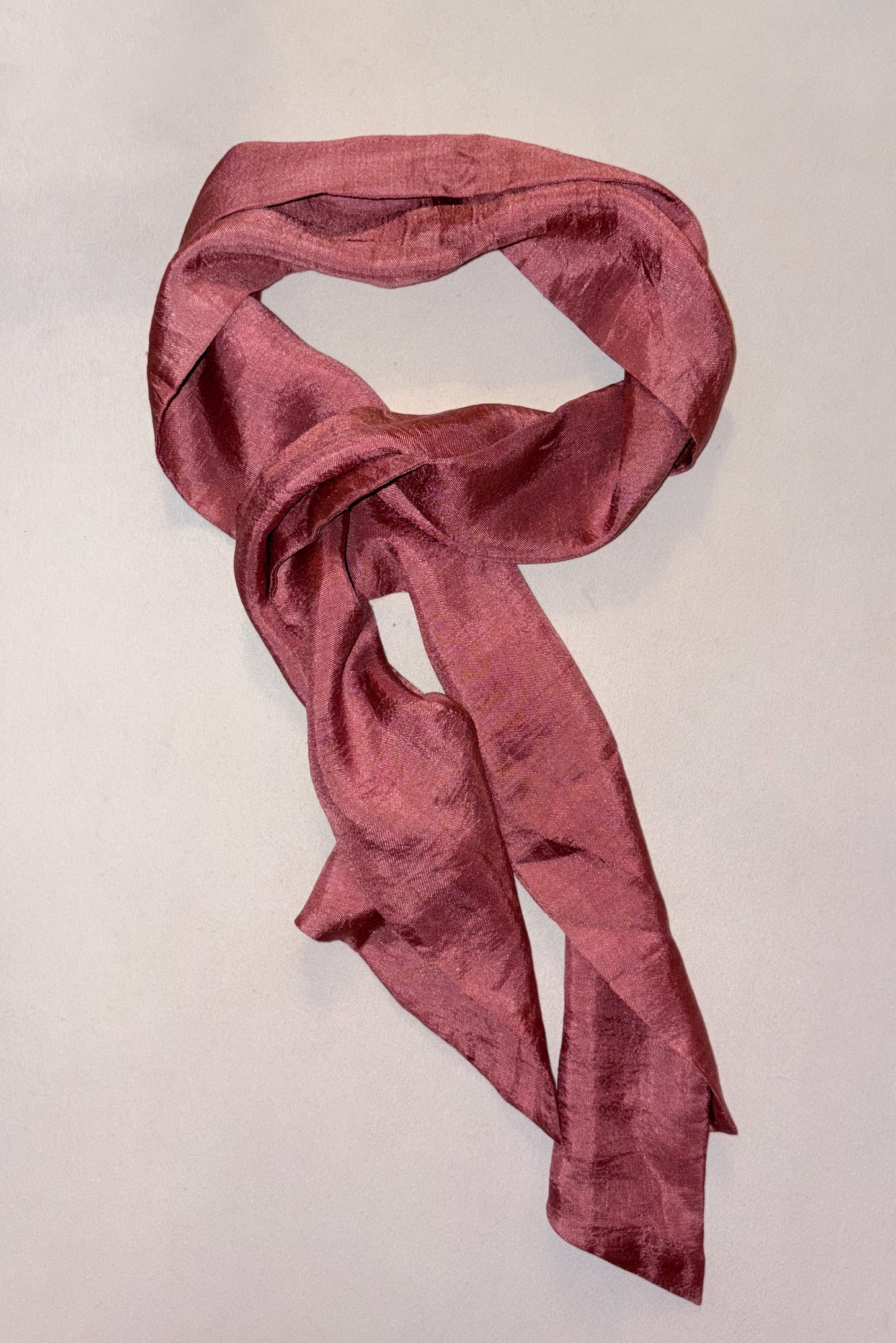 Skinny Scarf in Lava
